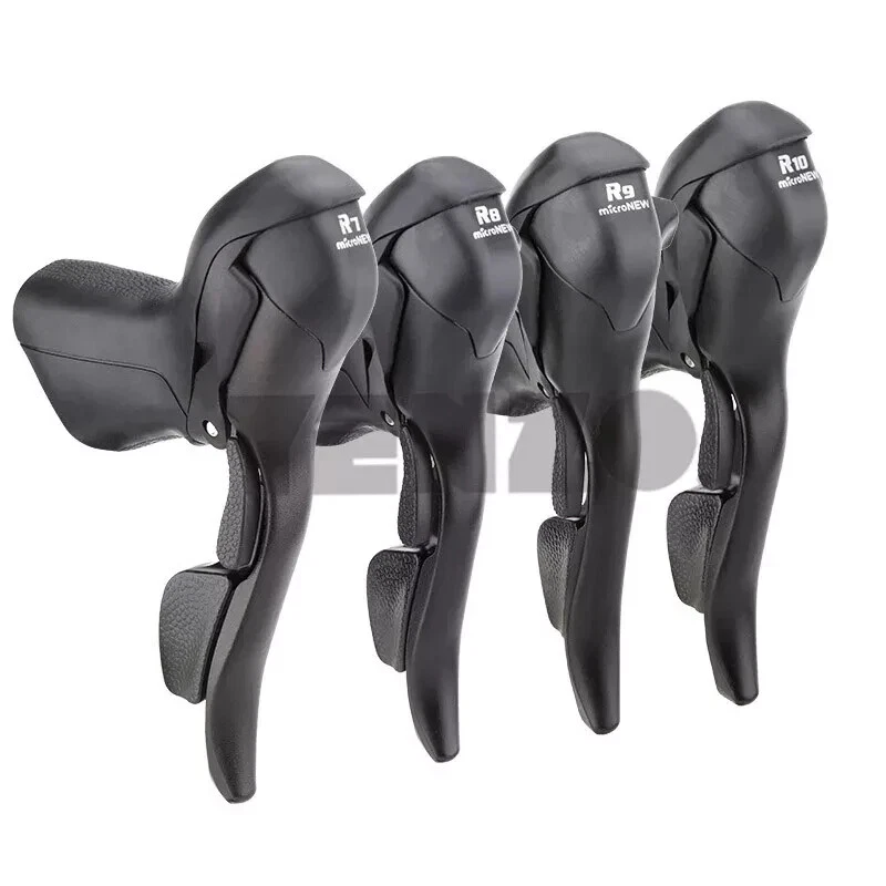 Freno Cambio Bici Strada 7/8/9/10 Velocità Cambio Doppia Leva Comando Con Shiamano  - Immagine 1 di 4