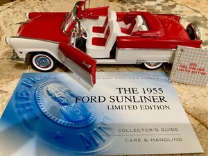 FRANKLIN MINT 1955 FORD SUNLINER   - Picture 1 of 5