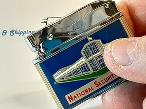 NEVER FIRED NOS Vintage GOLDEN BELL Advertising LIGHTER Japan Nice  [ 3138 ] - Picture 1 of 9