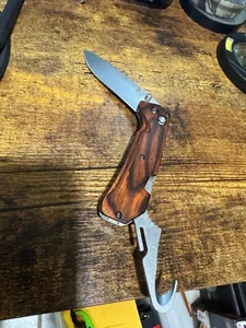 Benchmade 15060 Grizzly Creek Folding Pocket Knife Gut Hook USA S30V - Picture 1 of 2
