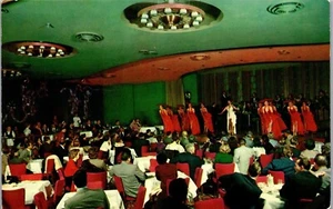 Vintage Postcard The Sands Cabaret Copa Room Dancers Diners Las Vegas NV Casino - Picture 1 of 3