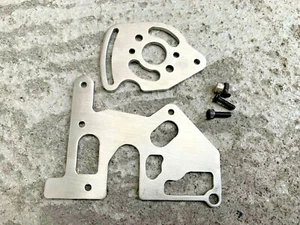 MONTAJE MOTOR ajustable de acero inoxidable para Traxxas Rustler 4X4 LCG  - Imagen 1 de 5