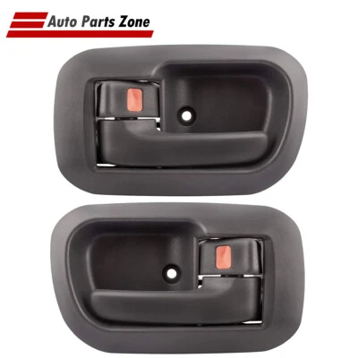 Manija de puerta interior delantera izquierda derecha gris para 98-03 Toyota Sienna 69278010B0 Foto 1 de 4