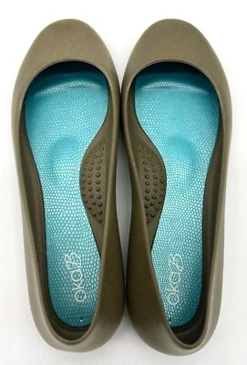 Oka-B Womens Georgia Matte Finish 6 B(M) US Dirty Martini Ballet Flats - Image 1 of 4