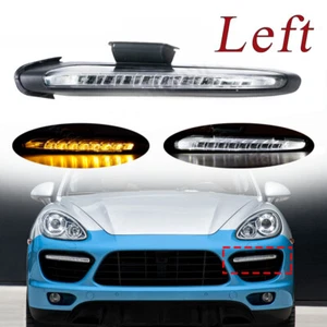 Left LED DRL Daytime Running Light For Porsche Cayenne 958 Turbo Style 2011-2018 - Picture 1 of 15