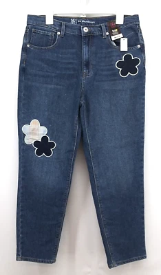 Pantalones de mezclilla No Boundaries para mujer junior talla 15 azul tiro alto estilo cónico pierna Foto 1 de 4