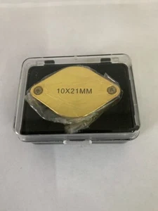 10x - 21mm Folding Gold Jeweler's Loupe - Picture 1 of 2
