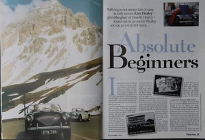 CC 1997 extracted mag article: AUSTIN-HEALEY 100, rally use on Alpine roads - Foto 1 di 2