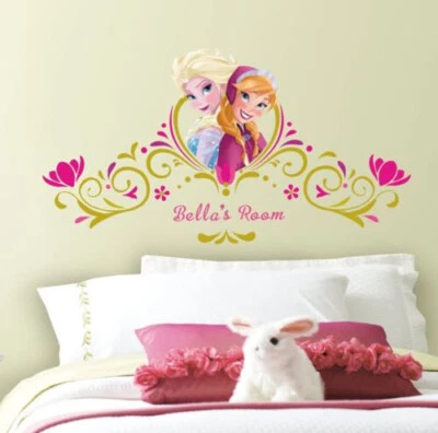 Pegatinas de pared DISNEY FROZEN MURAL 146 calcomanías con letras alfabetas PERSONALIZAR Foto 1 de 2