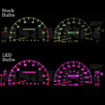 NEW Dash Cluster Gauge PINK LED LIGHT BULBS KIT Fit 95-98 Toyota 4Runner 3rd Gen Foto 1 de 4