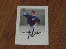 Jim Converse Autographed Hand Signed Kansas City Royals Card Leaf