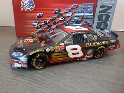 2003 Action DALE EARNHARDT JR #8 Budweiser Stained 1/24 SCALE Diecast NASCAR - Image 1 of 4