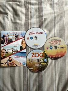 Marigold Hotel / We Bought A Zoo / The Descendants (DVD 2014), ONLY DISCS & - Picture 1 of 2