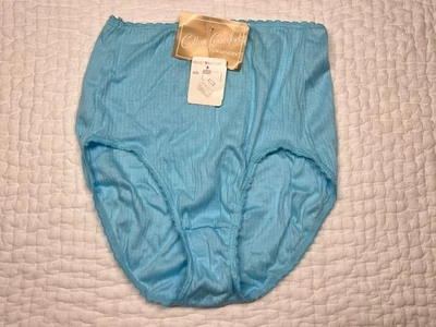 Vintage Warners 100% Cotton Comfort Ribbed Panty Brief Medium 5042 - Image 1 of 4