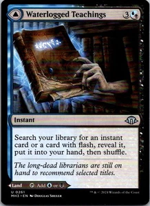 Magic the Gathering HP Waterlogged Teachings Modern Horizons 3 MTG Free Shipping - Picture 1 of 1
