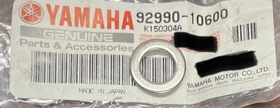 Nueva placa de lavadora de acero inoxidable genuina OEM Yamaha - 92990-10600-00 Foto 1 de 4