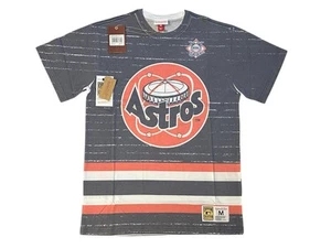 Men's Houston Astros Mitchell & Ness MLB Jumbotron 3.0 Sublimated SS Tee NWT $55 - Picture 1 of 1