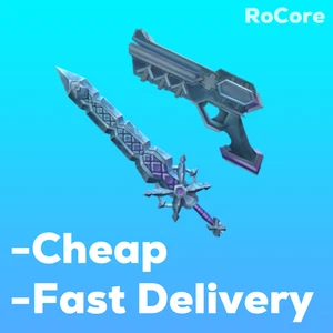 Murder Mystery 2 (MM2) ❄️Iceflake Set ❄️- Icebeam + Iceflake - Picture 1 of 1