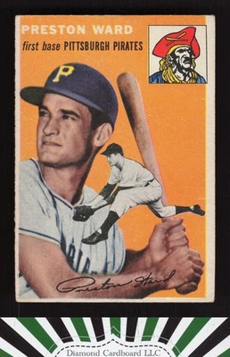 1954 Topps #72 Preston Ward VG a - Image 1 of 2