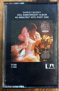 1978 UNITED ARTISTS CASSETTE TAPE SHIRLEY BASSEY 25th ANNIVERSARY ALBUM PART ONE - Picture 1 of 1