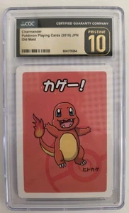2019 Pokemon Playing Cards Old Maid Charmander Glumanda Japanese CGC 10 PRISTINE - Bild 1 von 1