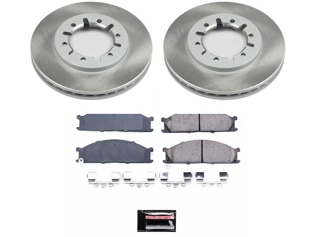 Kit de pastillas de freno delanteras y rotor para Nissan Frontier 1999 2000 TD544ZC 1998-2004 Foto 1 de 1
