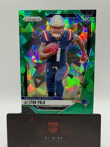 2024 Panini Prizm - Rookies Ja'Lynn Polk #339 Green Ice Prizm (RC) - Bild 1 von 2