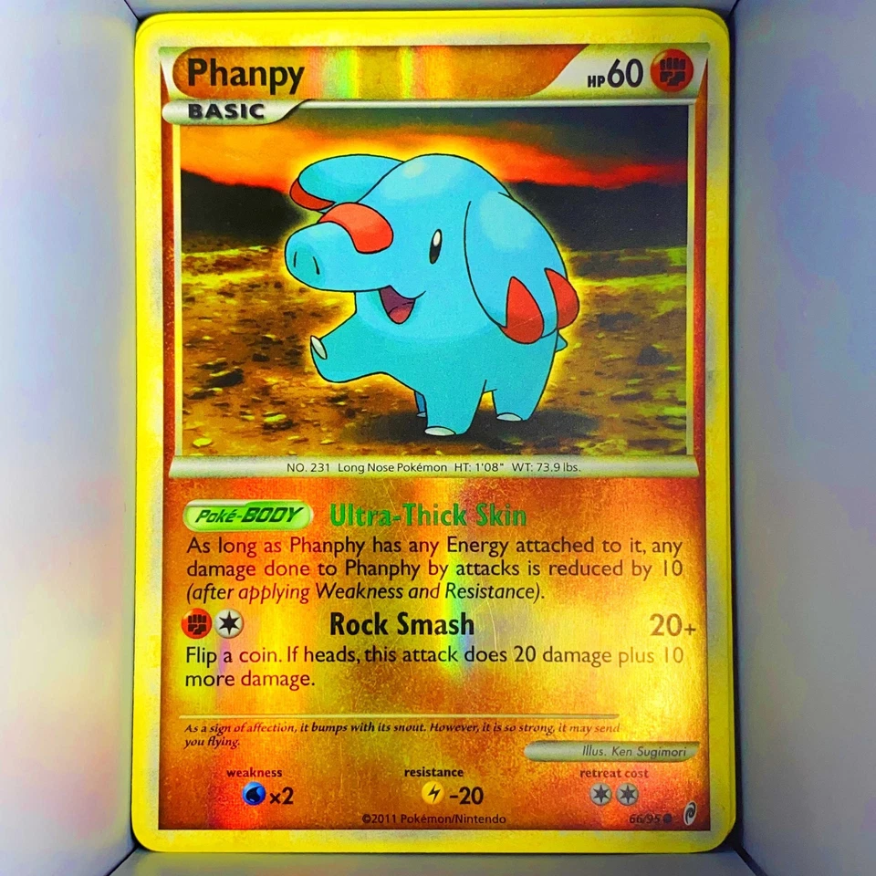 Phanpy 66/95 reverse holo 60 Basic Fighting Black & White - Image 1 of 1