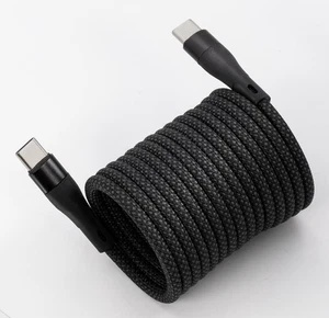 2m USB C 3.2 Kabel E-Marker Chip magnetisch, selbst aufrollend, sehr praktisch - Bild 1 von 9