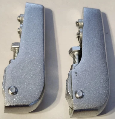 Винтажный vw Volkswagen жук овальное окно 56 57 стеклоочиститель руки основания пара серебро  - Изображение 1 из 4