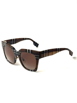 BURBERRY BE4364 396713 Kitty Brown Check Brown Gradient 49 mm Women's Sunglasses - Image 1 of 4