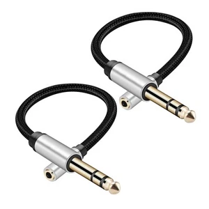 1/4 Inch to 3.5mm Female Headphone Extension Cable 6.35mm TRS Male to 3.5mm - Picture 1 of 7