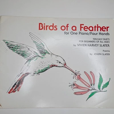 Birds of a Feather 10 Easy Piano Duets Four Hands Sheet Music Book Beginners - Image 1 of 4