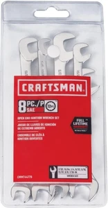 NEW CRAFTSMAN CMMT44778 Open End Ignition Wrench Set SAE 8PC ~ Free Shipping - Picture 1 of 9