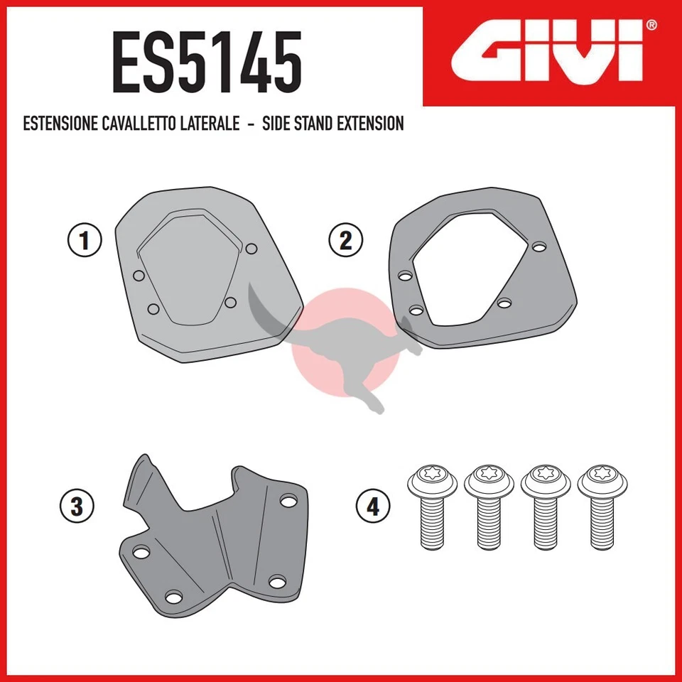 Extensión Caballete Lateral Givi - BMW F 900GS (2024) - COD.ES5145 - Imagen 1 de 1