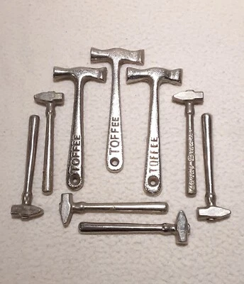 Vintage Dairy Maid, Blue Bird Toffee, Walkers, Candy Breakers Candy Hammers Lot - Image 1 of 4