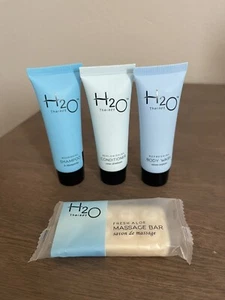 Lote de viaje de 4 piezas H2O Therapy 1 fl oz cada champú acondicionador jabón de lavado corporal - Imagen 1 de 1