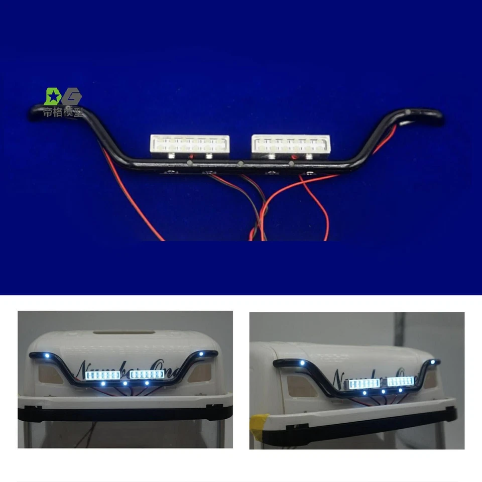 LED Kabinenbeleuchtung Spot Light für 1/14 RC Tractor Truck 770S R730 R620 1851 - Bild 1 von 4