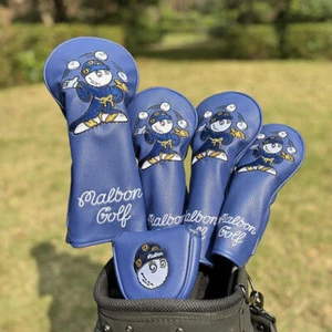 Malbon Golf Club Headcovers Driver Fairway Wood Hybrid Cover Head Cover Set 135X