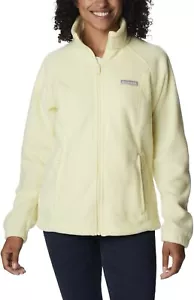 Chaqueta polar para mujer Columbia talla 2XL Benton Springs amarilla cremallera completa - Imagen 1 de 6