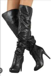 Paprika Thigh High GRAM-S Boots - Picture 1 of 4