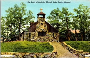 Postcard Our Lady of the Lake Chapel Lake Ozark Missouri - Picture 1 of 2