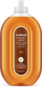Method Squirt + Mop Wood Floor Cleaner Almond Scent 25 oz Squirt Bottle 00562 - Picture 1 of 5
