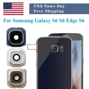 Rückfahrkamera Glas Objektiv Abdeckung Ersatz für Samsung Galaxy S6 S6 Edge Plus - Bild 1 von 7