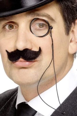 Smiffys Tales of Old England Monocle on Cord - Negro Foto 1 de 2