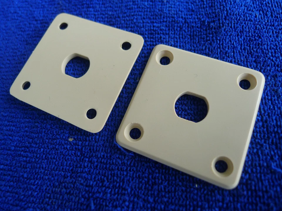 Guitarra Epiphone LP Original 1 Pieza Plástico Jack Plate Crema Foto 1 de 3