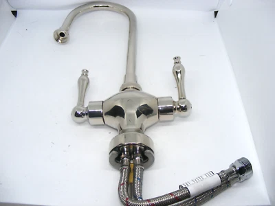 Signature Hardware ISABEL SINGLE-HOLE GOOSENECK BAR FAUCET - Polished Chrome - Image 1 of 4