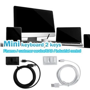 Miny Keyboard 2 Keys Programming Gaming Switch Rhythm Games Lot R9 I3A5 R6X N4I3 - Bild 1 von 14