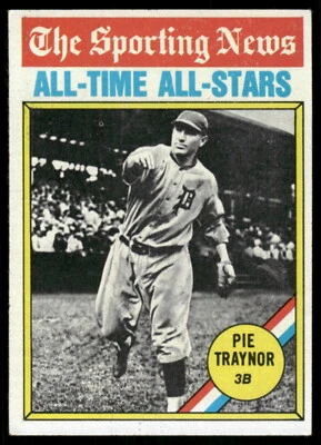 1976 Topps #343 Pie Traynor EX - Image 1 of 2
