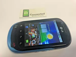 LG Optimus Chat C550 Black/Blue (Unlocked) Android 2.2 Smartphone AZERTY Keypad - Picture 1 of 11